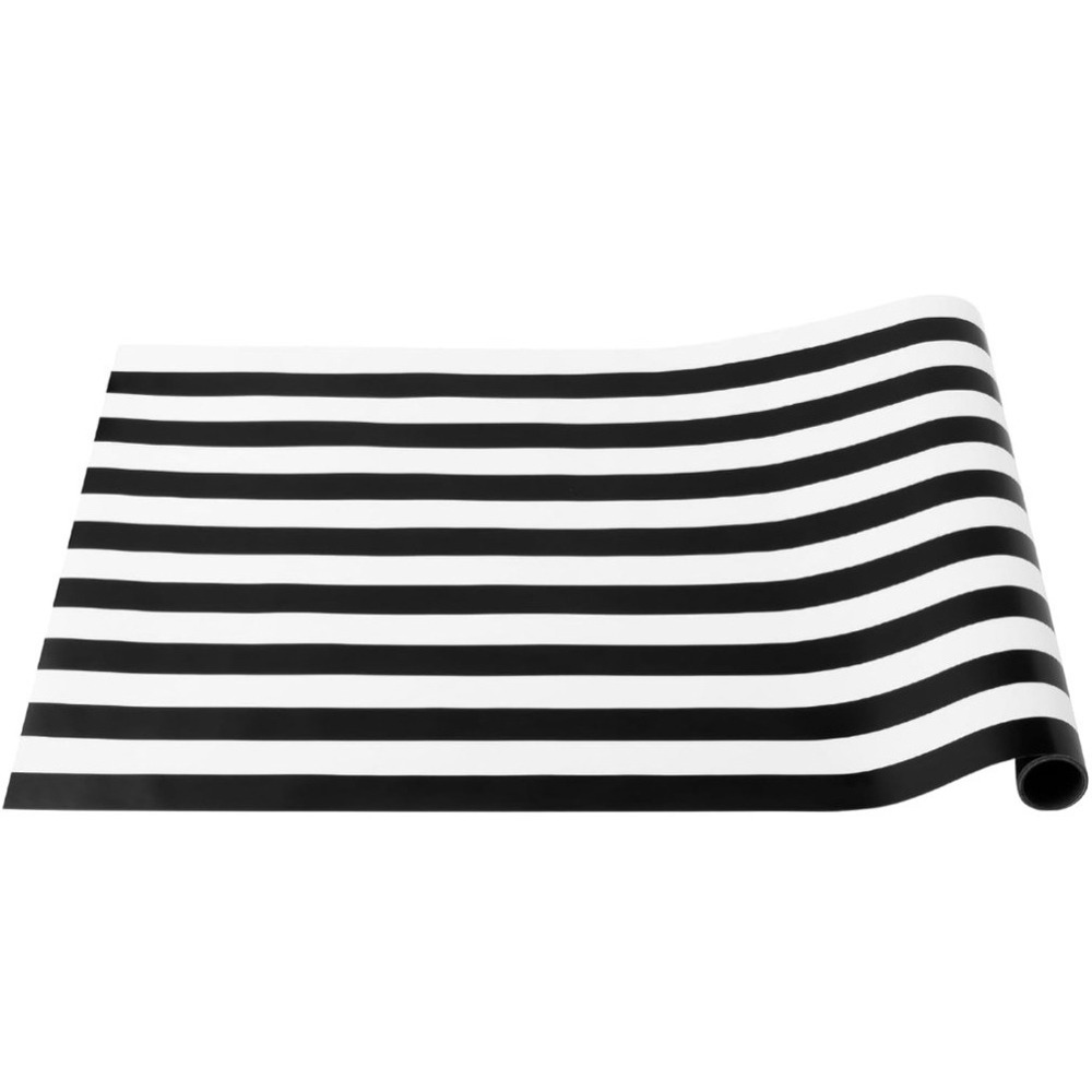 Graduation Table Runner by Bonjour Fete Black and White